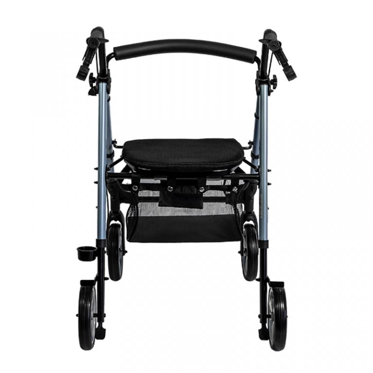 Rollator 4 roues Boston bleu - Hapi mdical