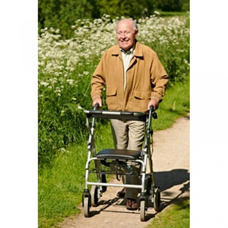 Dambulateur et transfert 2 en 1 Days aluminium - Hapi mdical