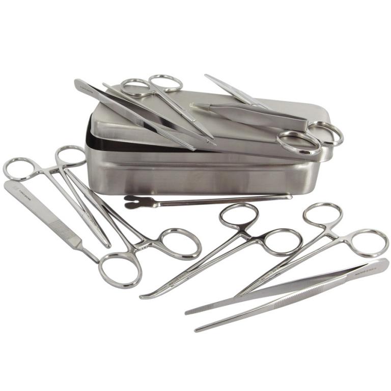 boite de 12 instruments inox hapi m�dical cherbourg