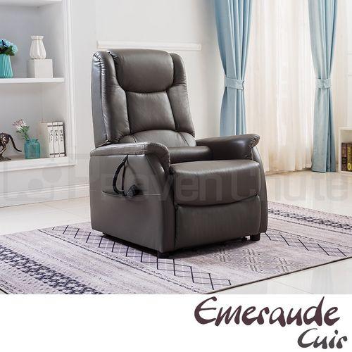 fauteuil releveur emeraude cuir hapi mdical cherbourg