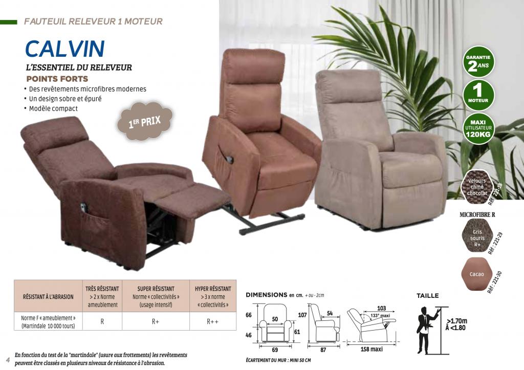 fauteuil releveur calvin hapi medical cherbourg