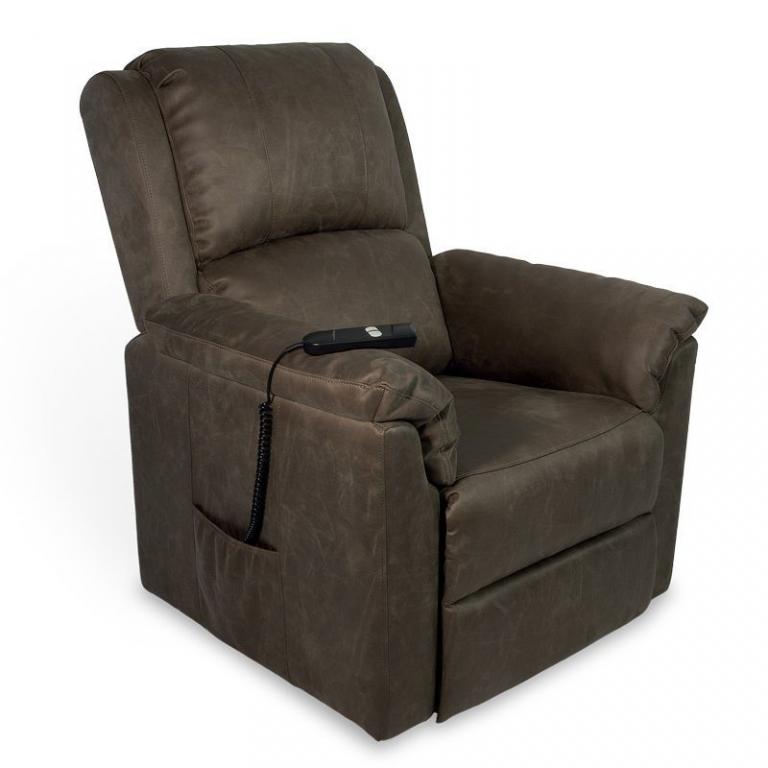 Fauteuil releveur relax touch marron glacé -Hapi médical