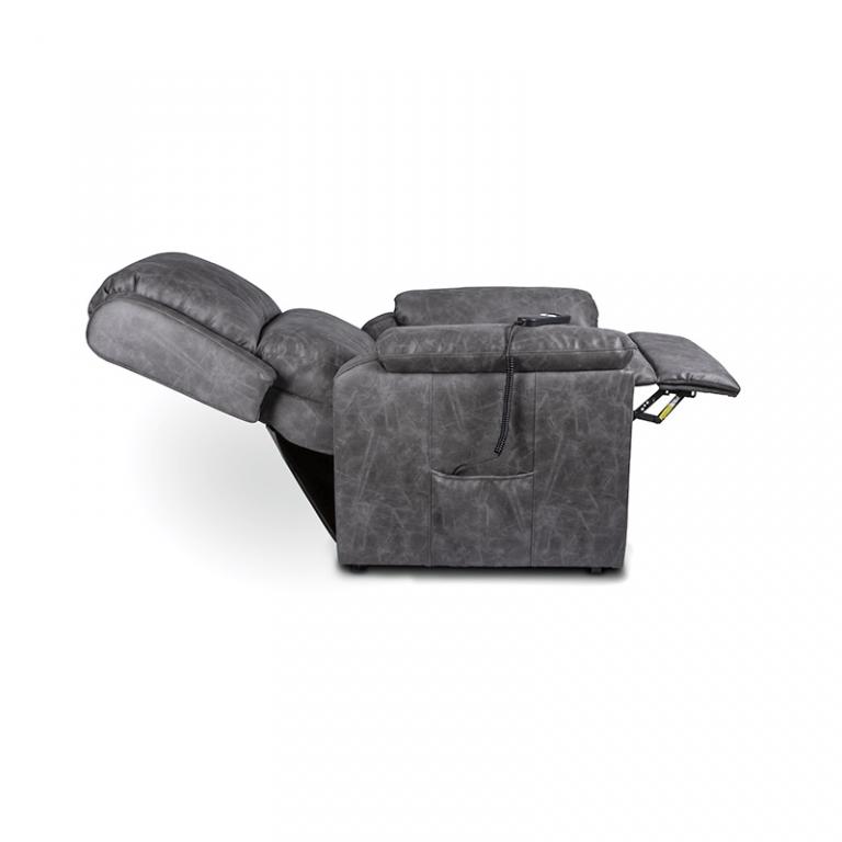 Fauteuil releveur relax touch gris-Hapi médical